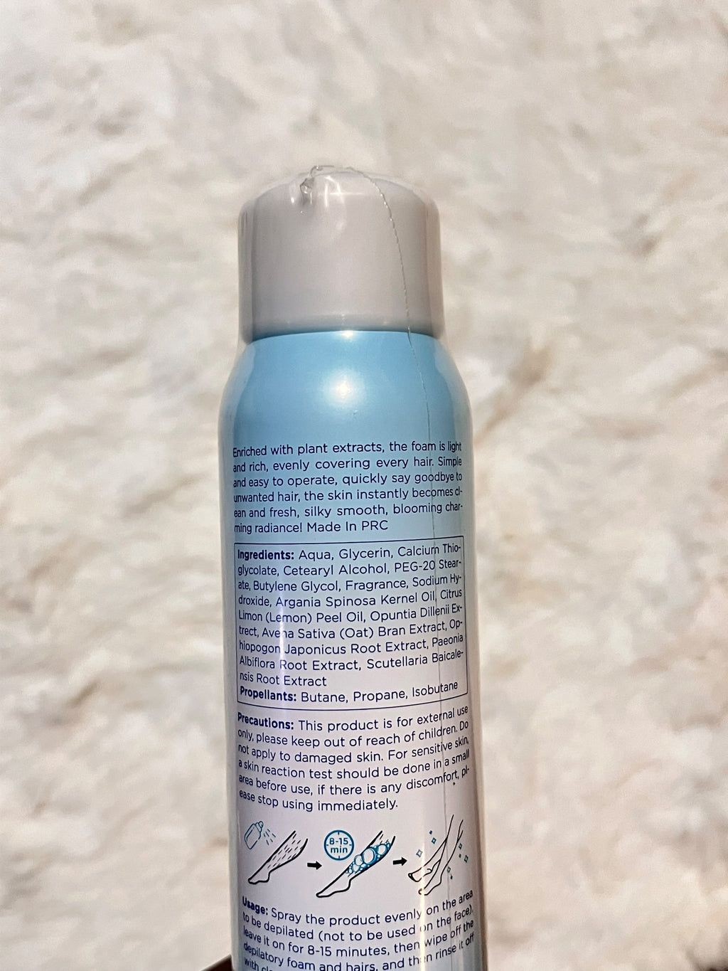 Dissar Hair removal spray foam
