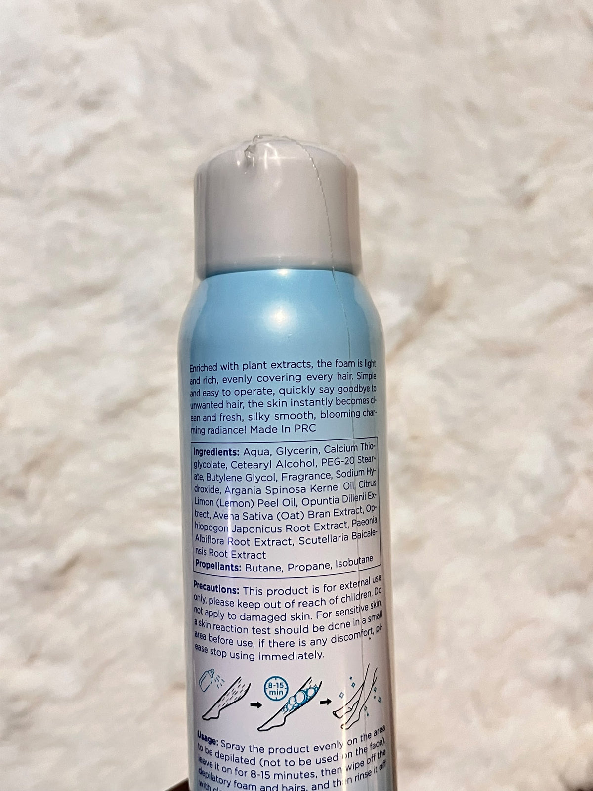 Dissar Hair removal spray foam