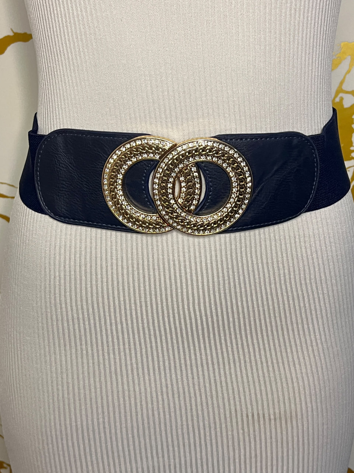 Black waist belt
