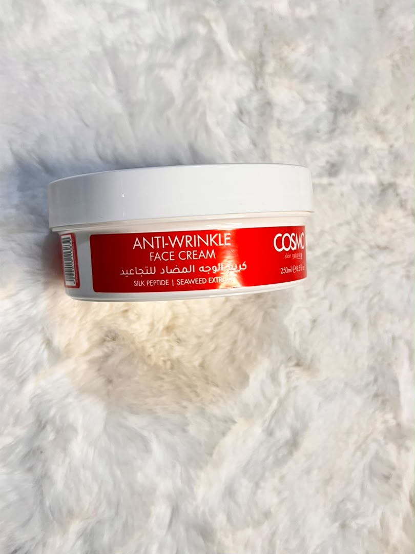 COSMO Skin Naturally Anti-Wrinkle Face Cream.