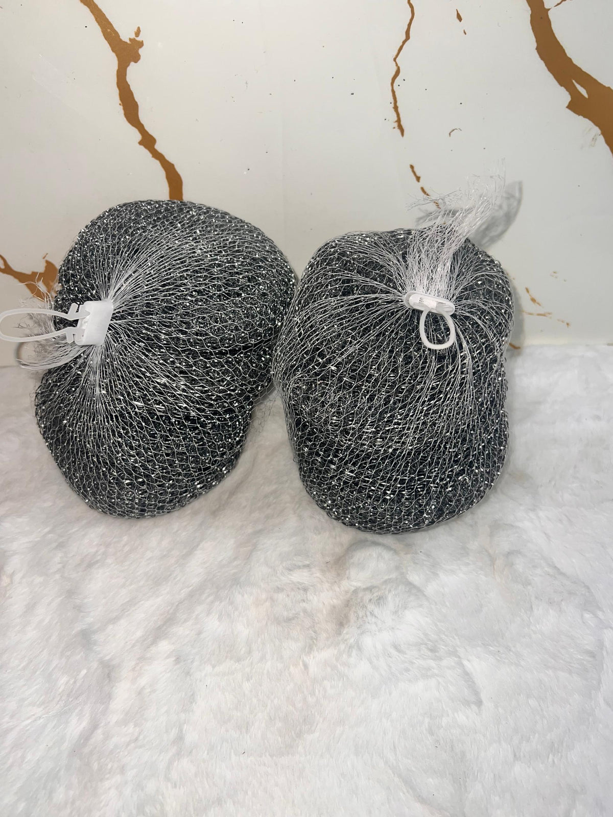 mesh-wrapped  washing sponge