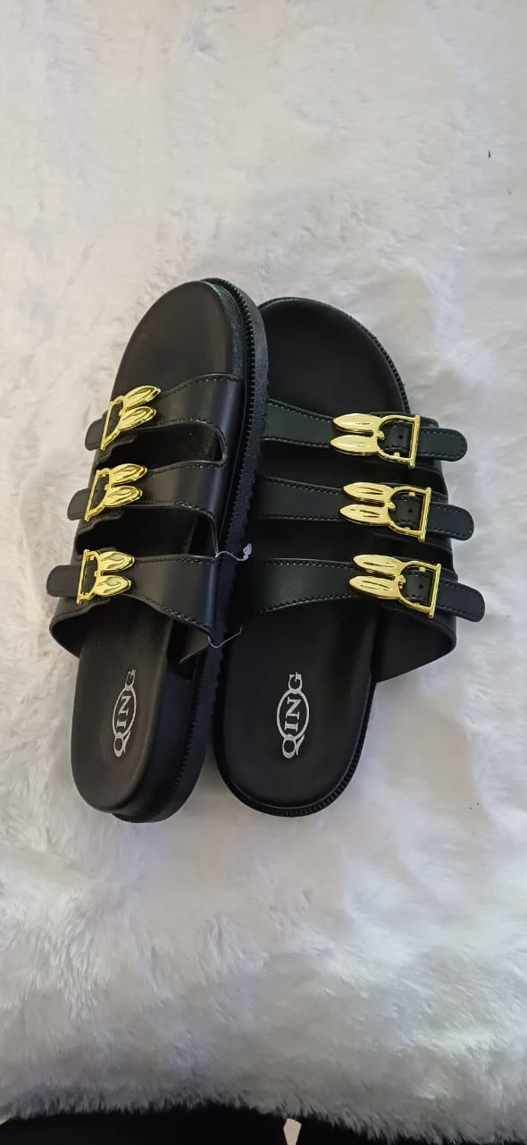 QING Black Slides