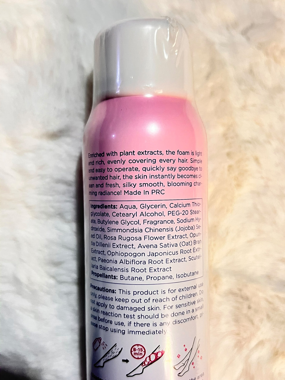 Dissar Hair removal spray foam