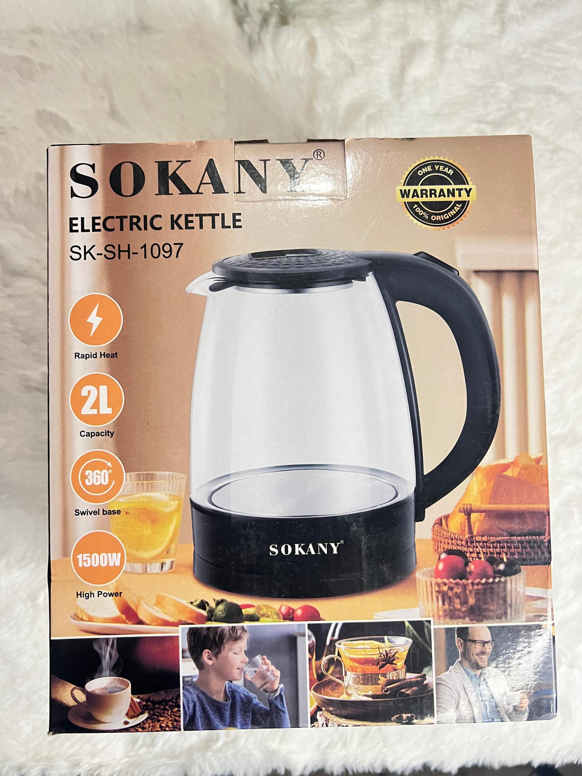 Sokany electric kettle 