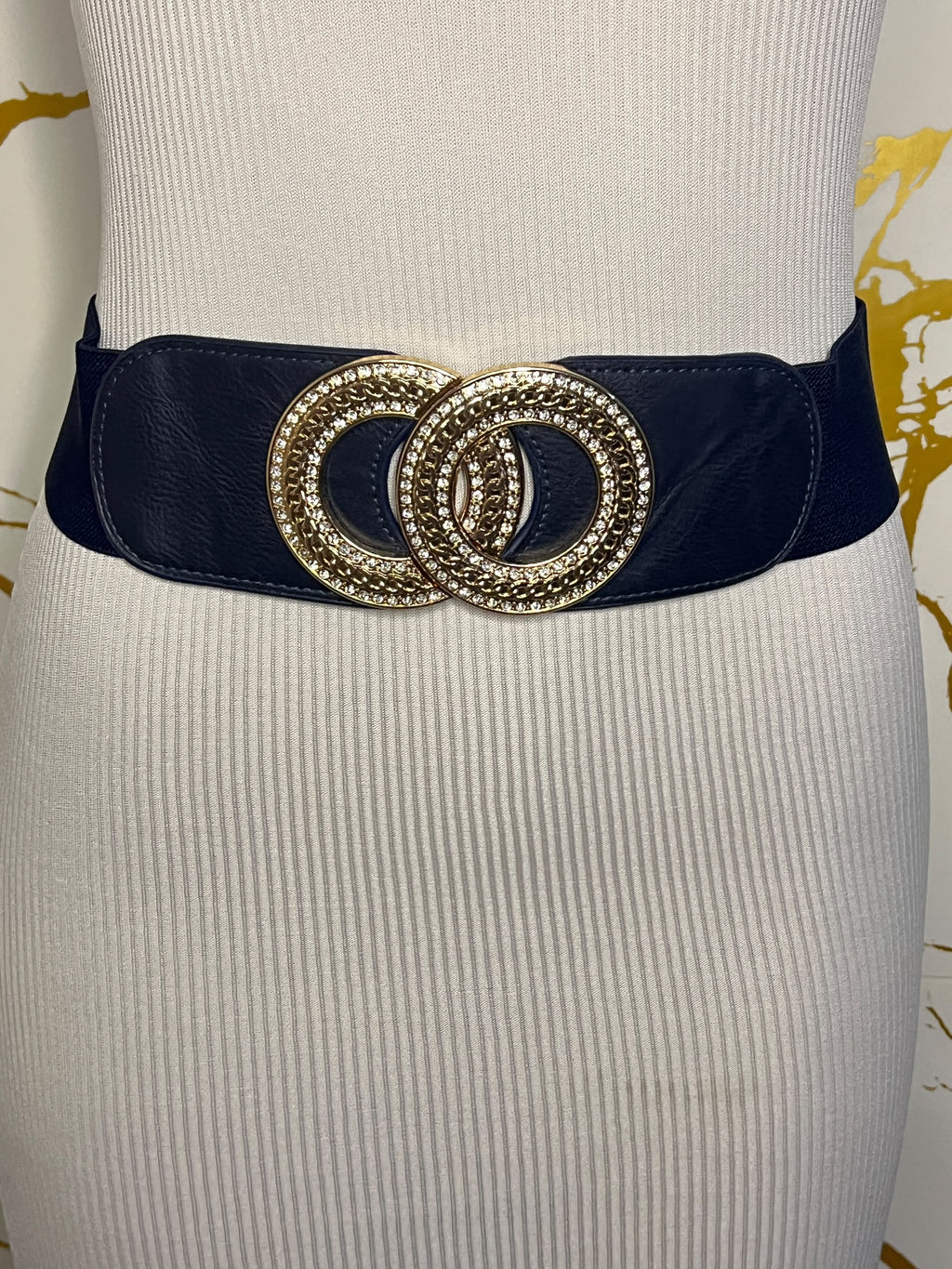 Black waist belt
