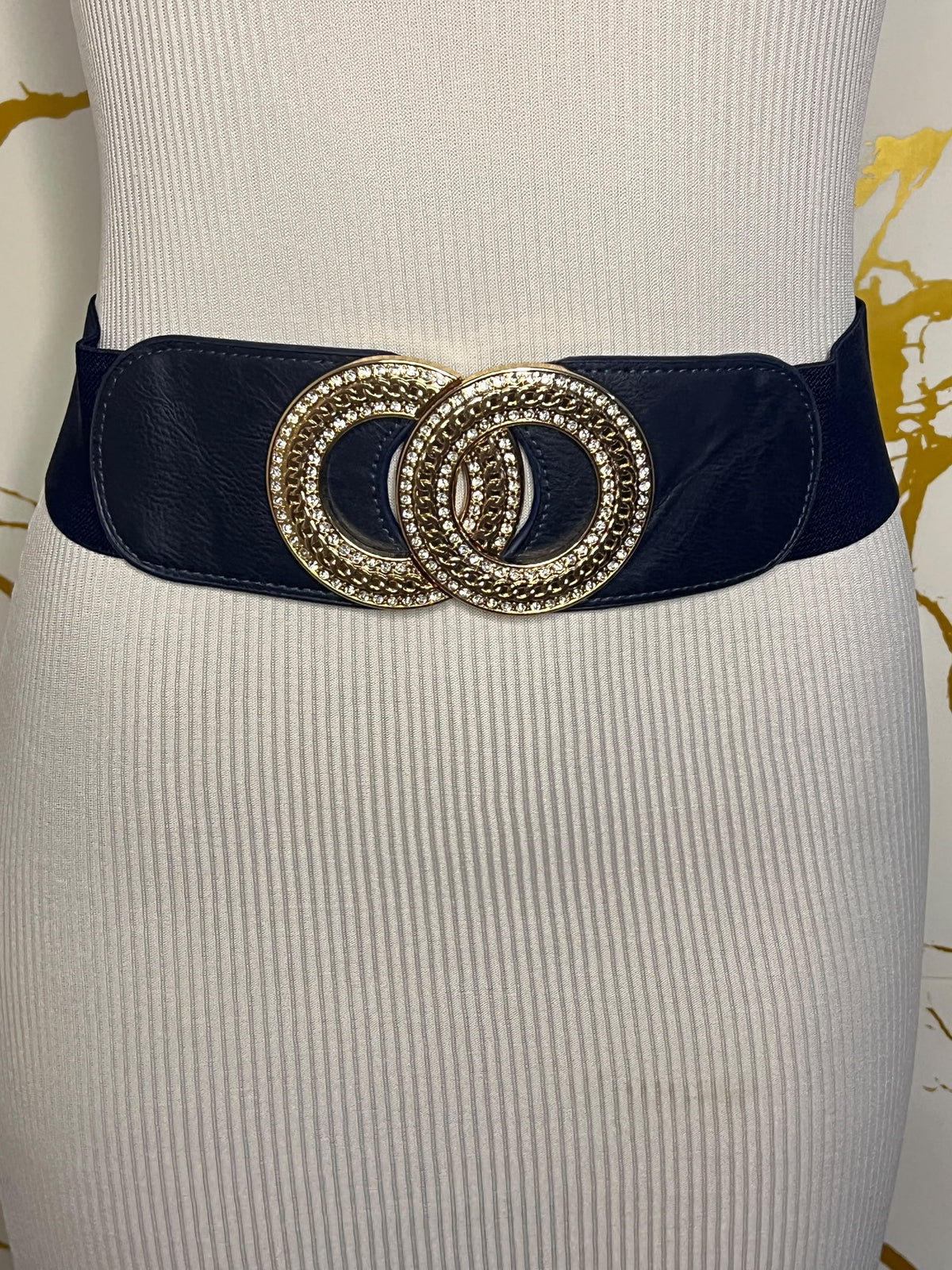Black waist belt