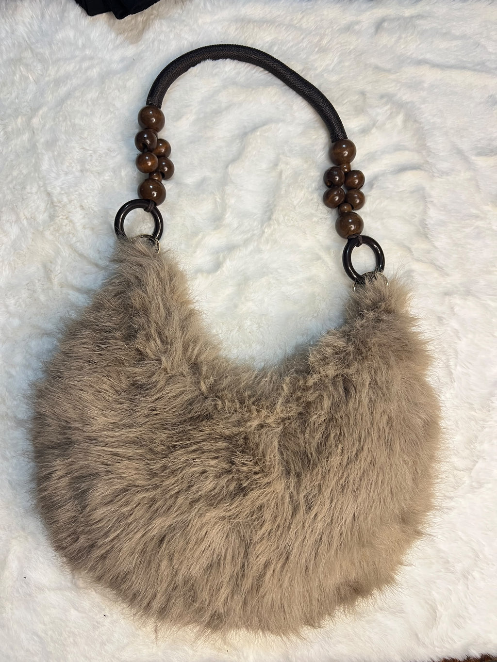 Fur handbag 