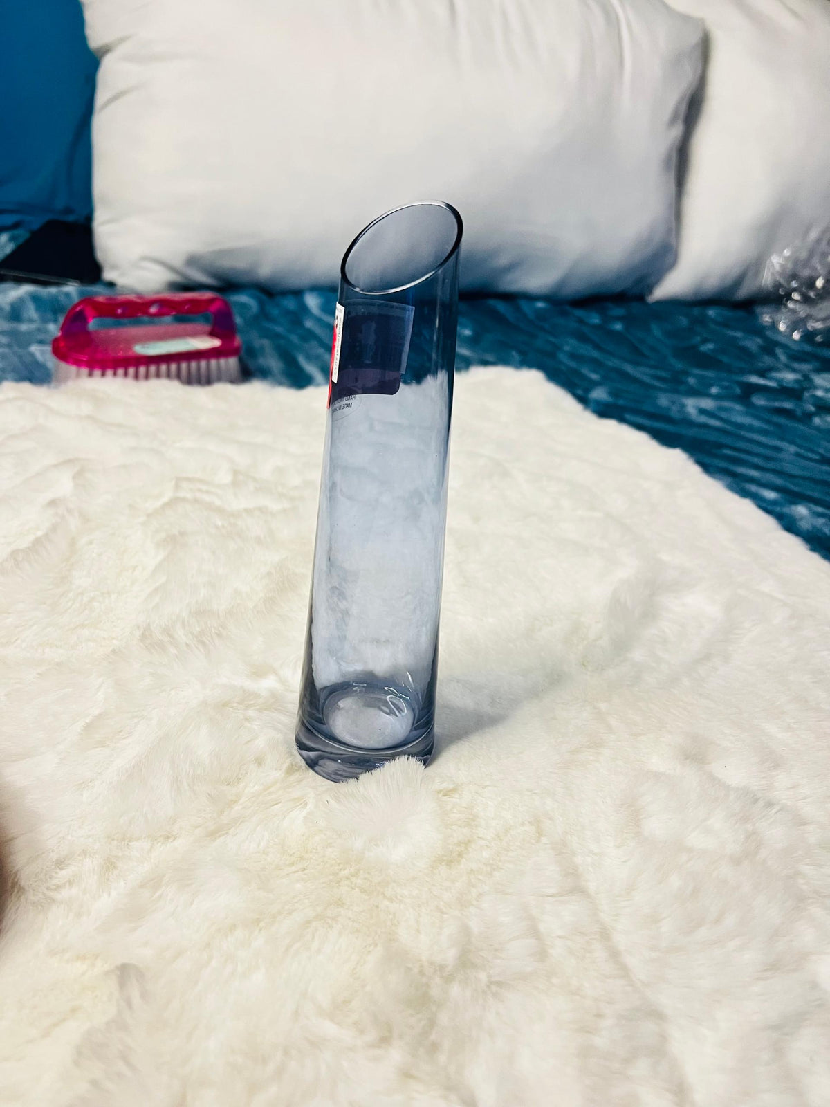 slanted-top bud vase