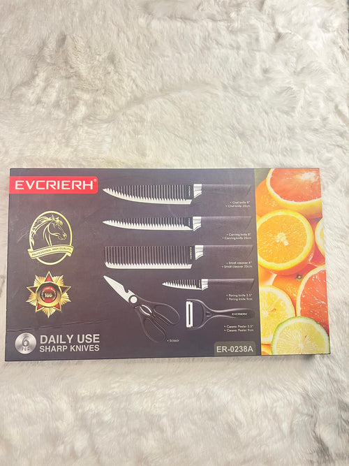 8-piece Evcrier kitchen knife set