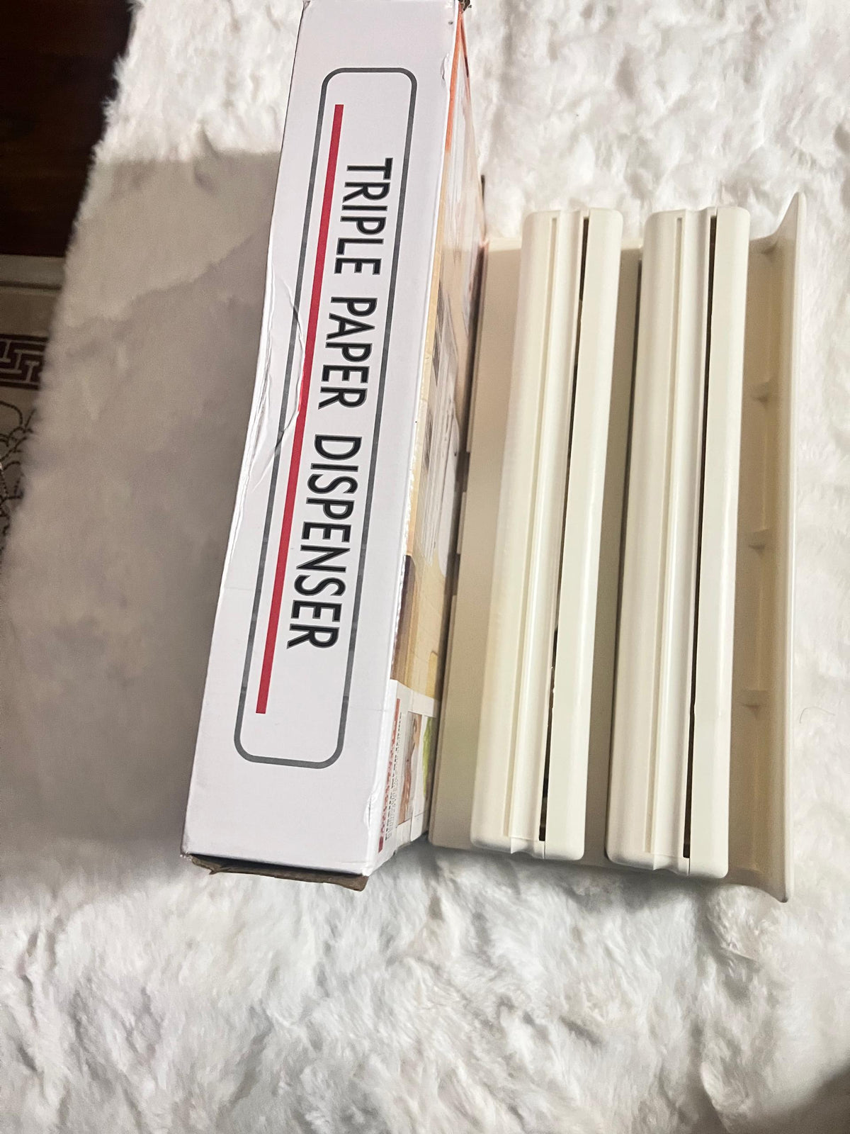 Triple paper dispenser