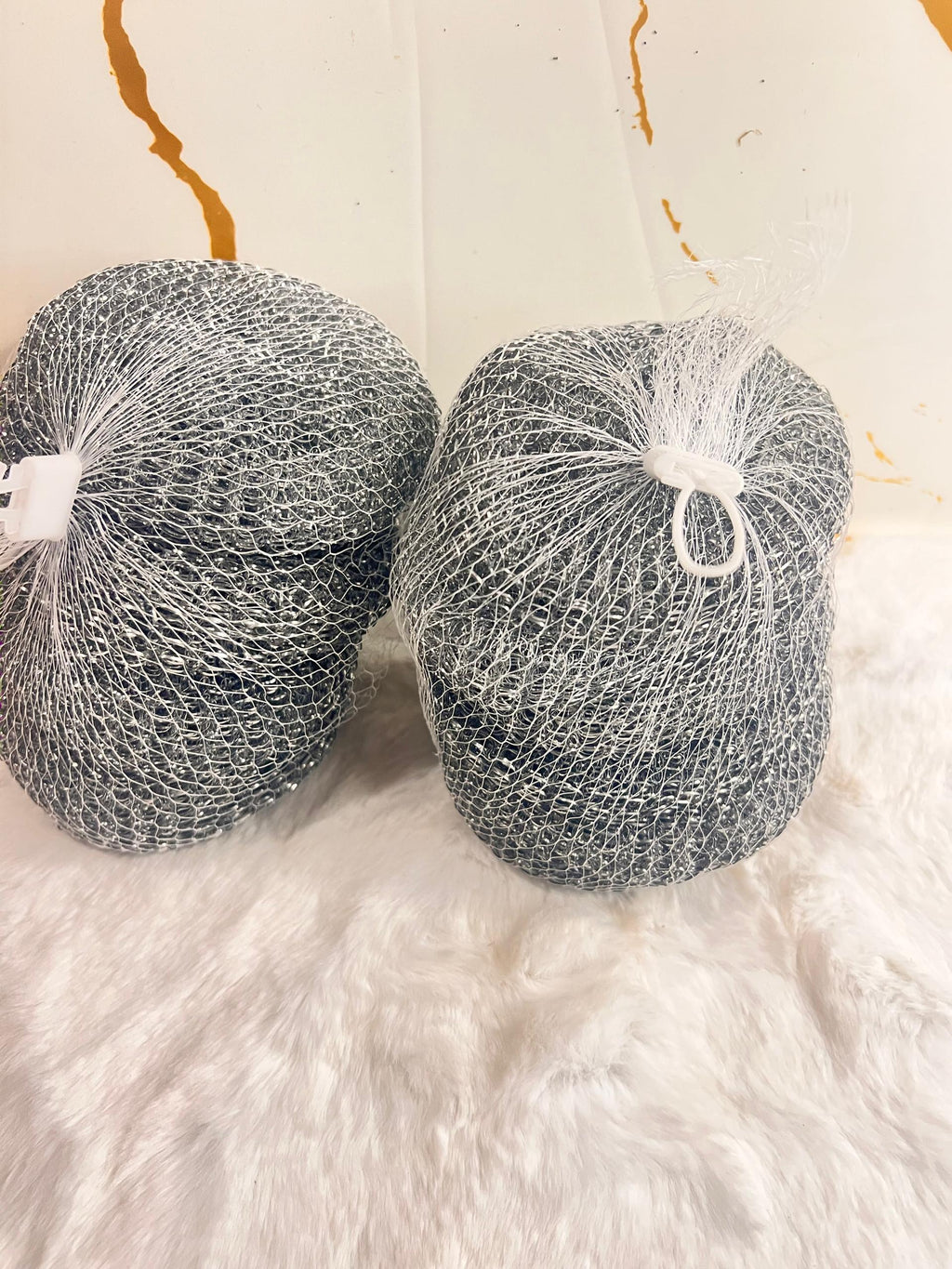 mesh-wrapped  washing sponge